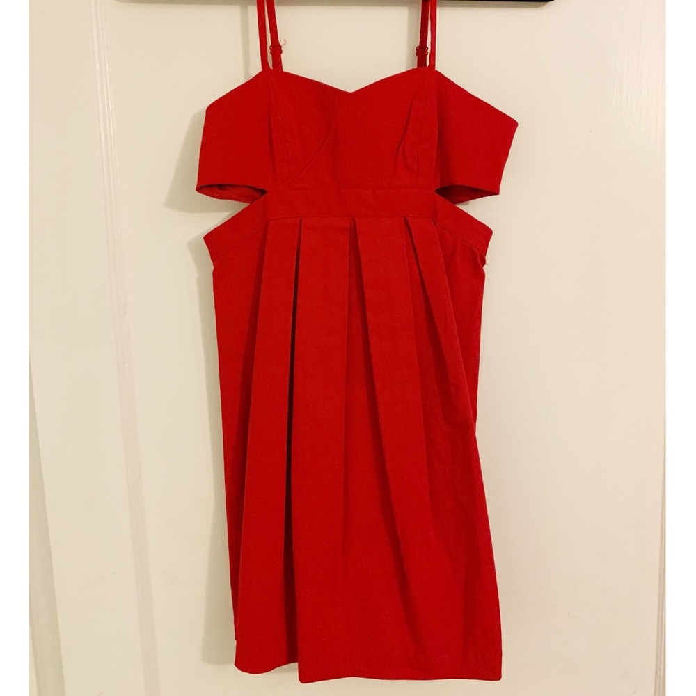 Red Cutout Dress